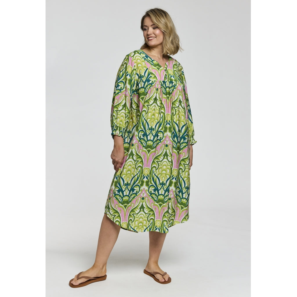 Gozzip Woman GAlice Dress Dress Green pink mix