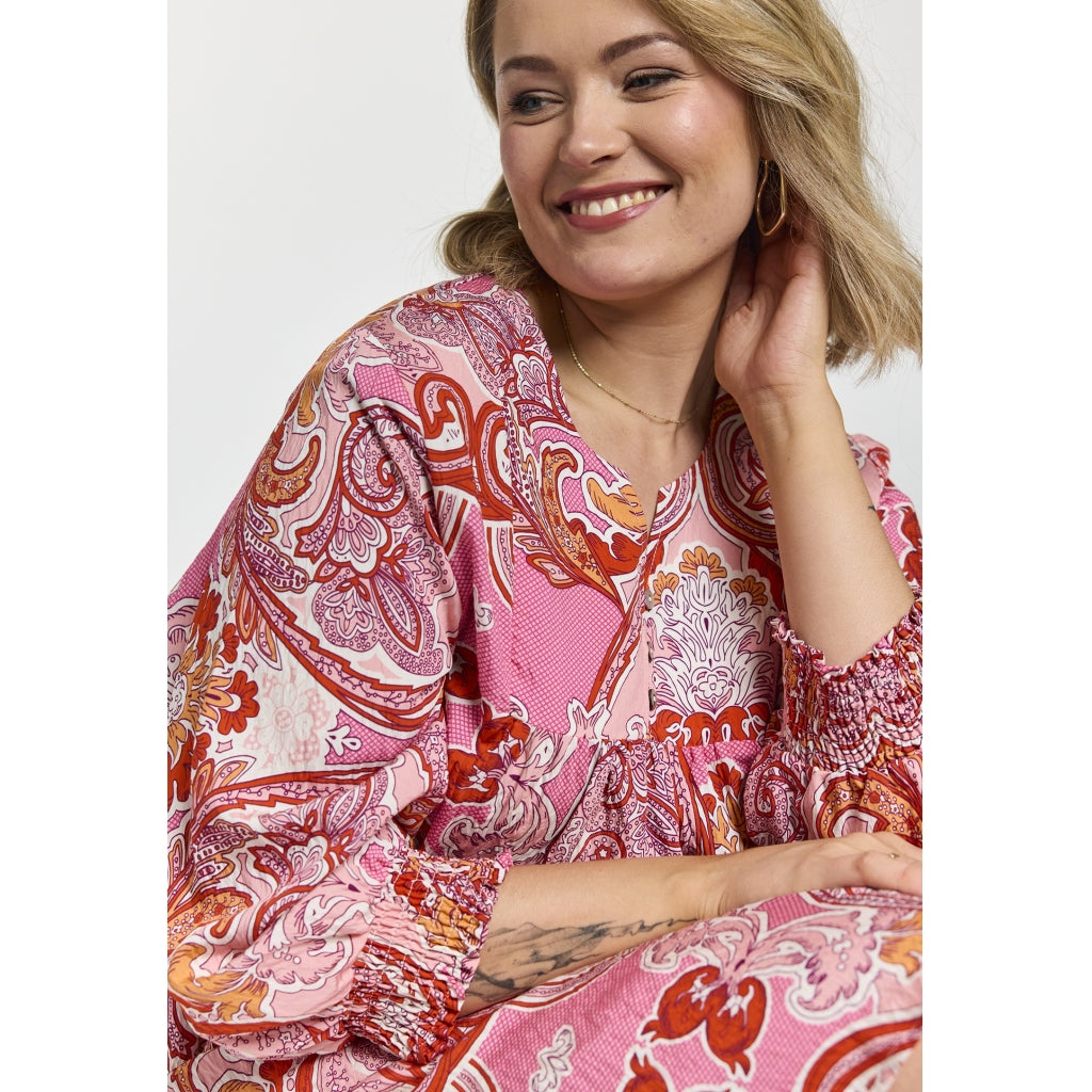 Gozzip Woman GAlice Dress Dress Red mix print