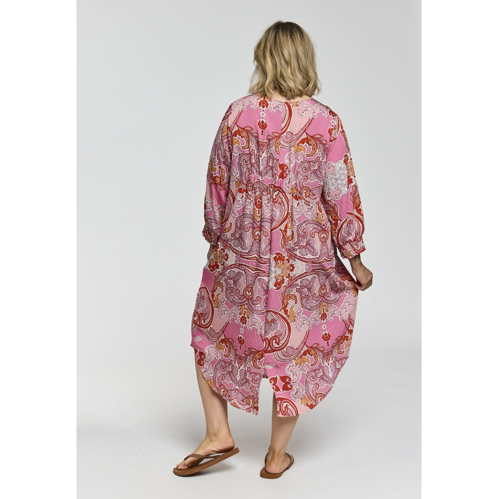 Gozzip Woman GAlice Dress Dress Red mix print