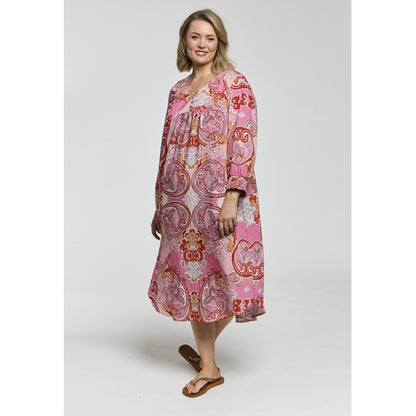 Gozzip Woman GAlice Dress Dress Red mix print