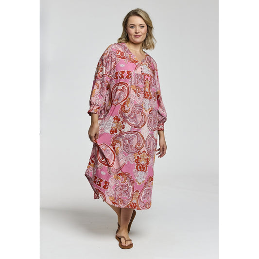 Gozzip Woman GAlice Dress Dress Red mix print