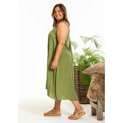 Gozzip Woman GAmalie Dress Dress Summer olive