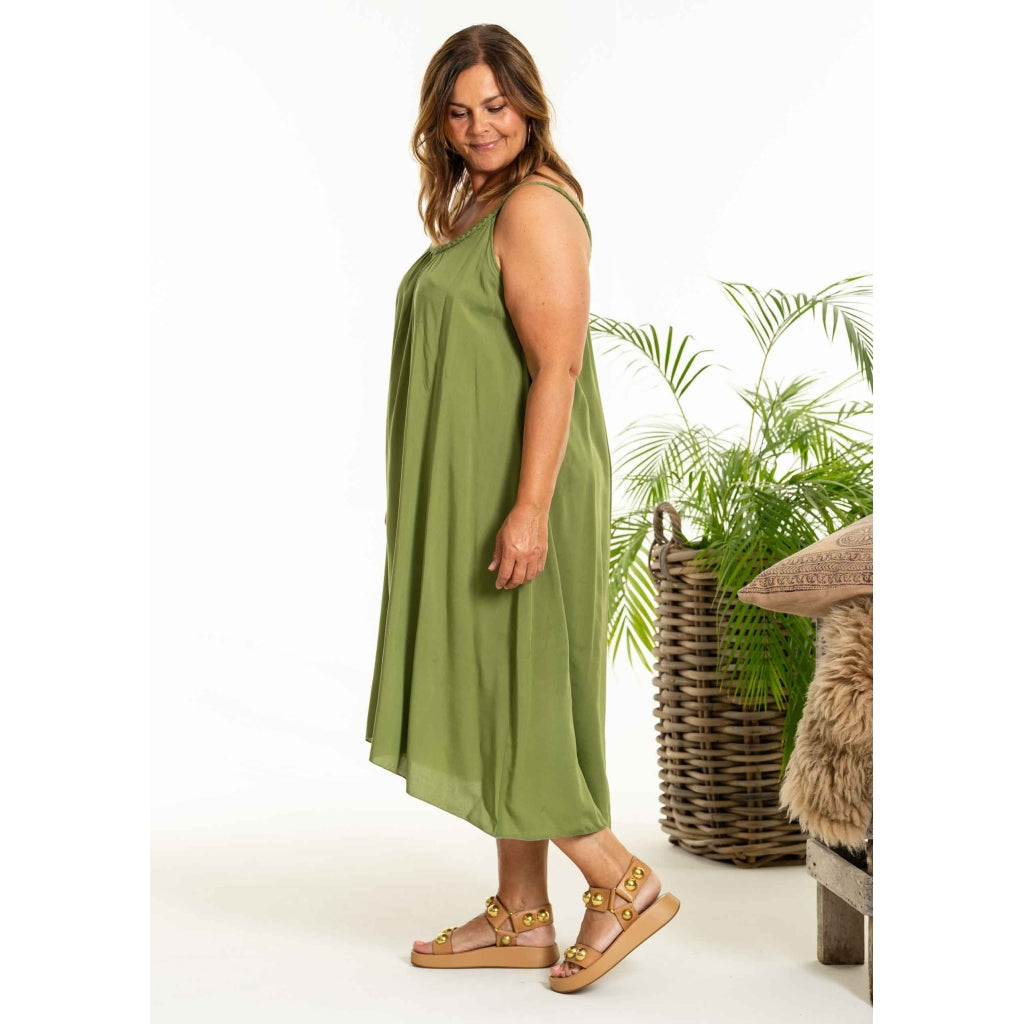 Gozzip Woman GAmalie Dress Dress Summer olive