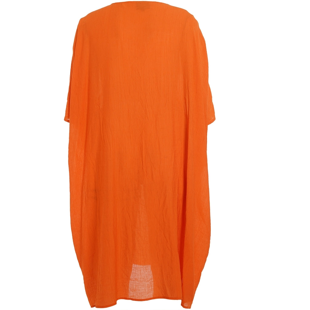Gozzip Woman GAndrea Oversized Tunic Oversize Tunic Orange
