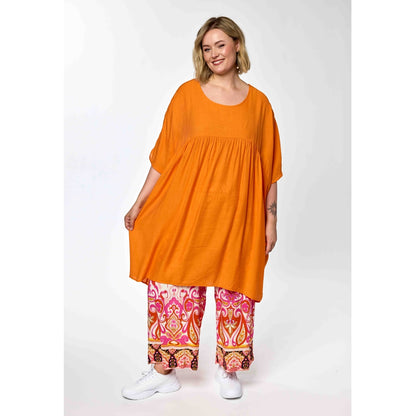 Gozzip Woman GAndrea Oversized Tunic Oversize Tunic Orange