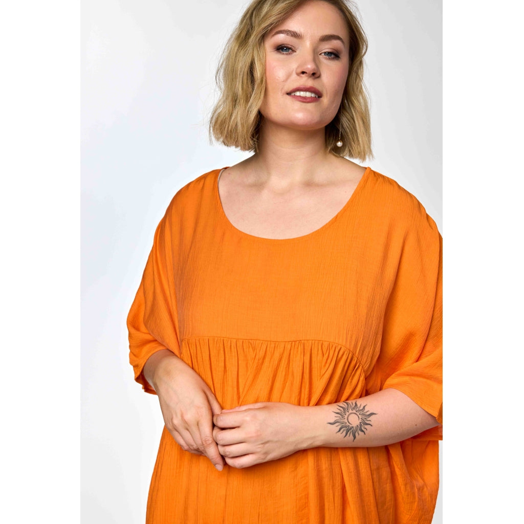 Gozzip Woman GAndrea Oversized Tunic Oversize Tunic Orange