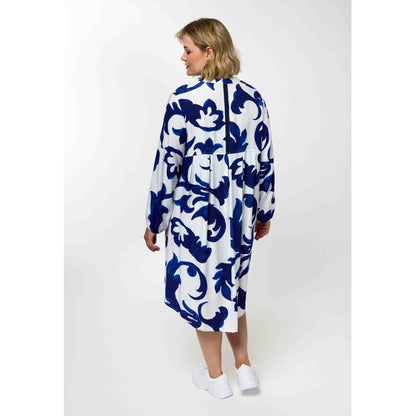 Gozzip Woman GAnja Dress Dress Offwhite-Blue