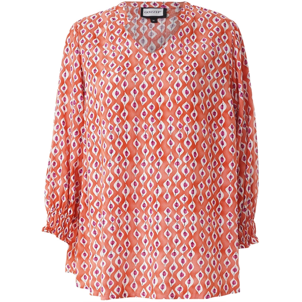 Gozzip Woman GAnnah Blouse Blouse Coral