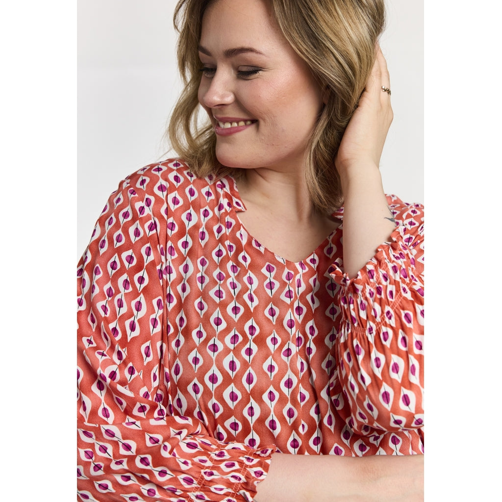 Gozzip Woman GAnnah Blouse Blouse Coral
