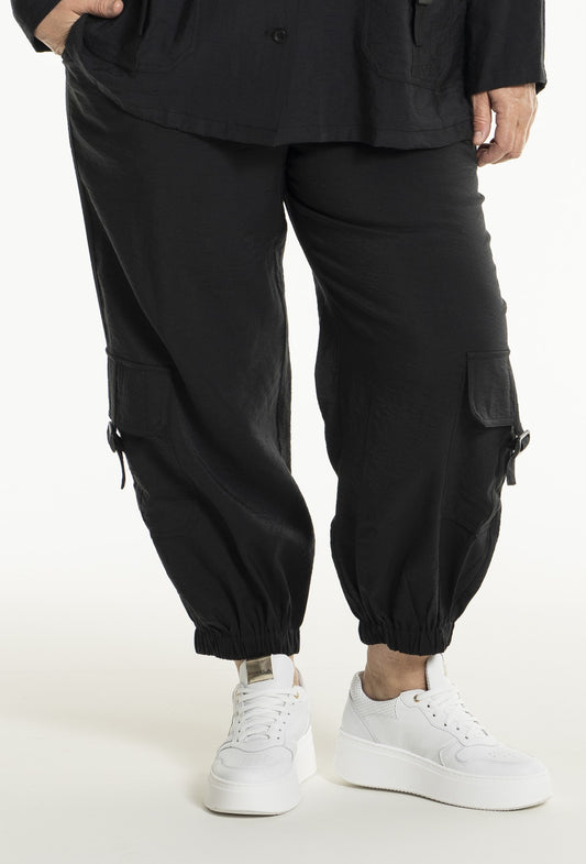 Gozzip Woman GAnneline Cargo Pants Pants Black