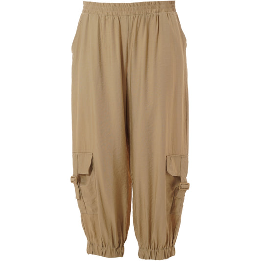 Gozzip Woman GAnneline Cargo Pants Pants Sand