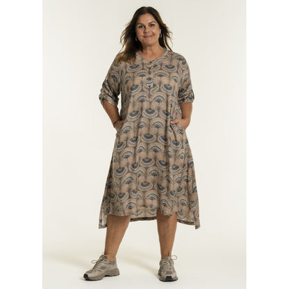 Gozzip Woman GAnnica Dress Dress Grey Print