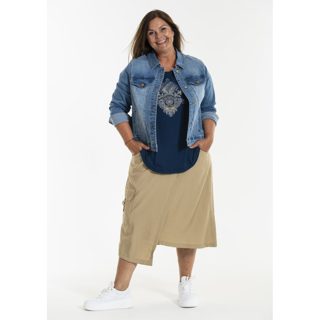 Gozzip Woman GAnnsofie Cargo Skirt Skirt Sand