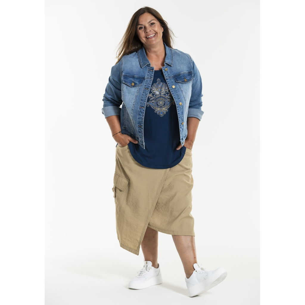 Gozzip Woman GAnnsofie Cargo Skirt Skirt Sand