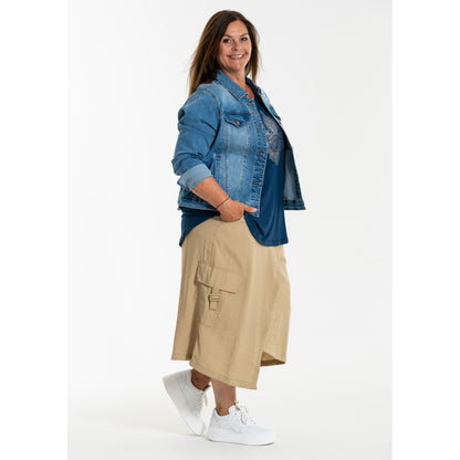 Gozzip Woman GAnnsofie Cargo Skirt Skirt Sand