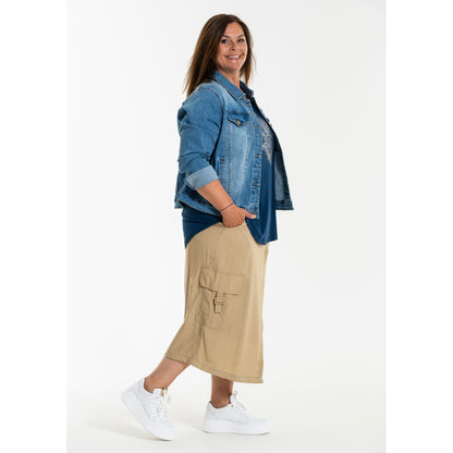 Gozzip Woman GAnnsofie Cargo Skirt Skirt Sand