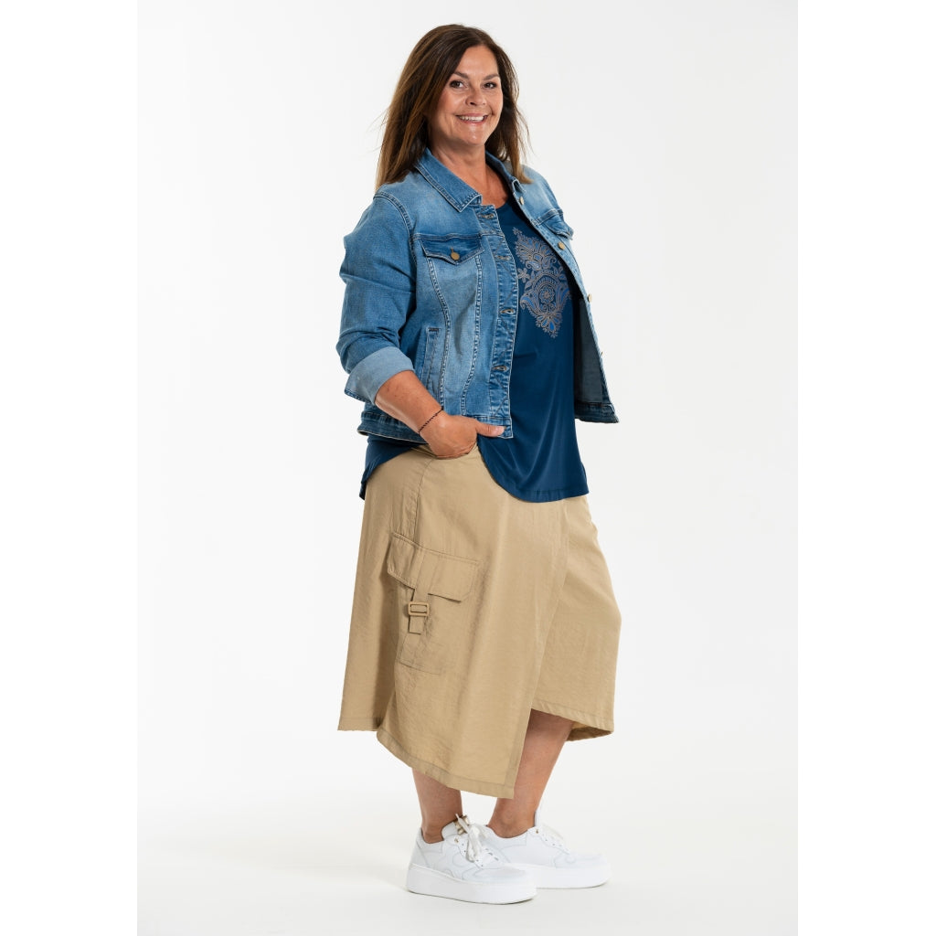 Gozzip Woman GAnnsofie Cargo Skirt Skirt Sand