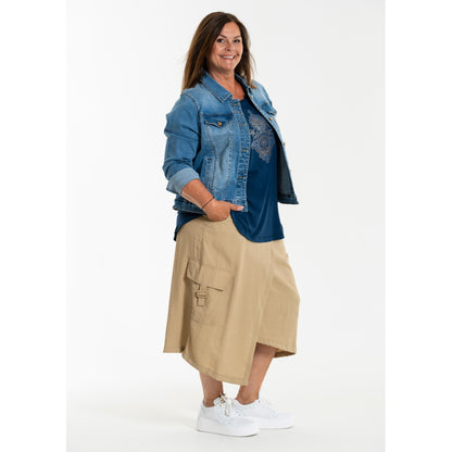 Gozzip Woman GAnnsofie Cargo Skirt Skirt Sand