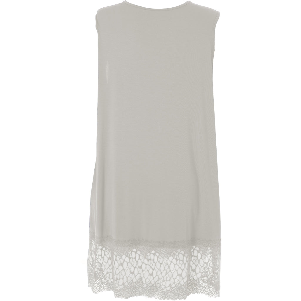 Gozzip Woman GAnny Top with lace Top Off-White