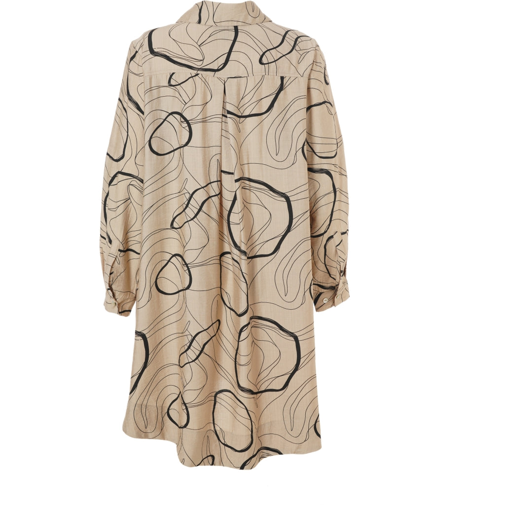 Gozzip Woman GArna Tunic Shirt Tunic Sand/Black