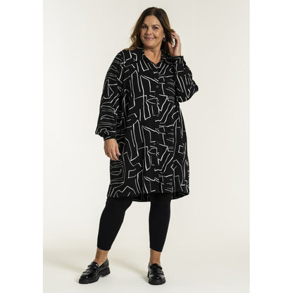 Gozzip Woman GArna Tunic Shirt Tunic Black/White