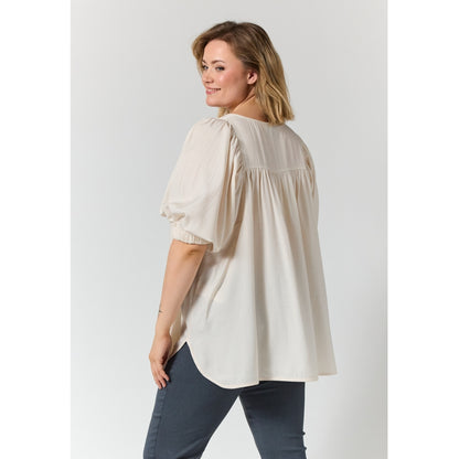 Gozzip Woman GAster Blouse Blouse Off-White