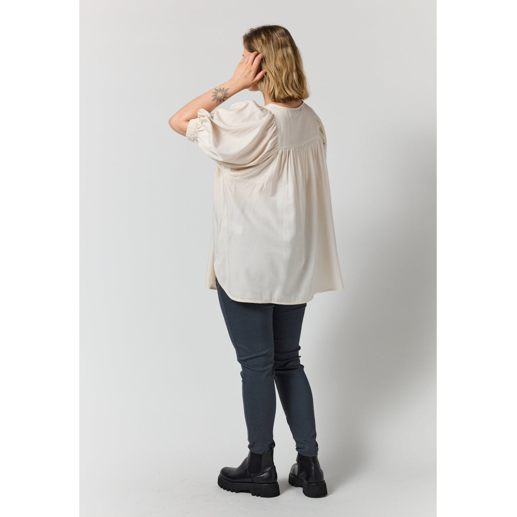 Gozzip Woman GAster Blouse Blouse Off-White