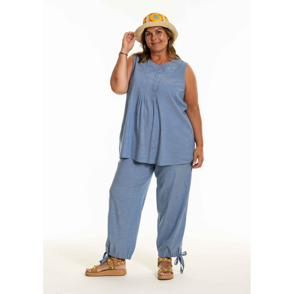 Gozzip Woman GAugusta Pants Pants light Blue