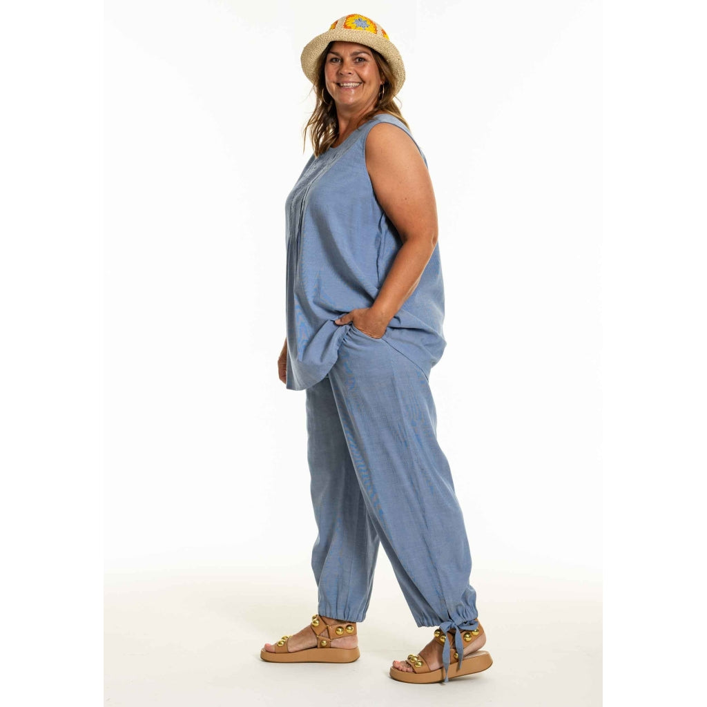 Gozzip Woman GAugusta Pants Pants light Blue