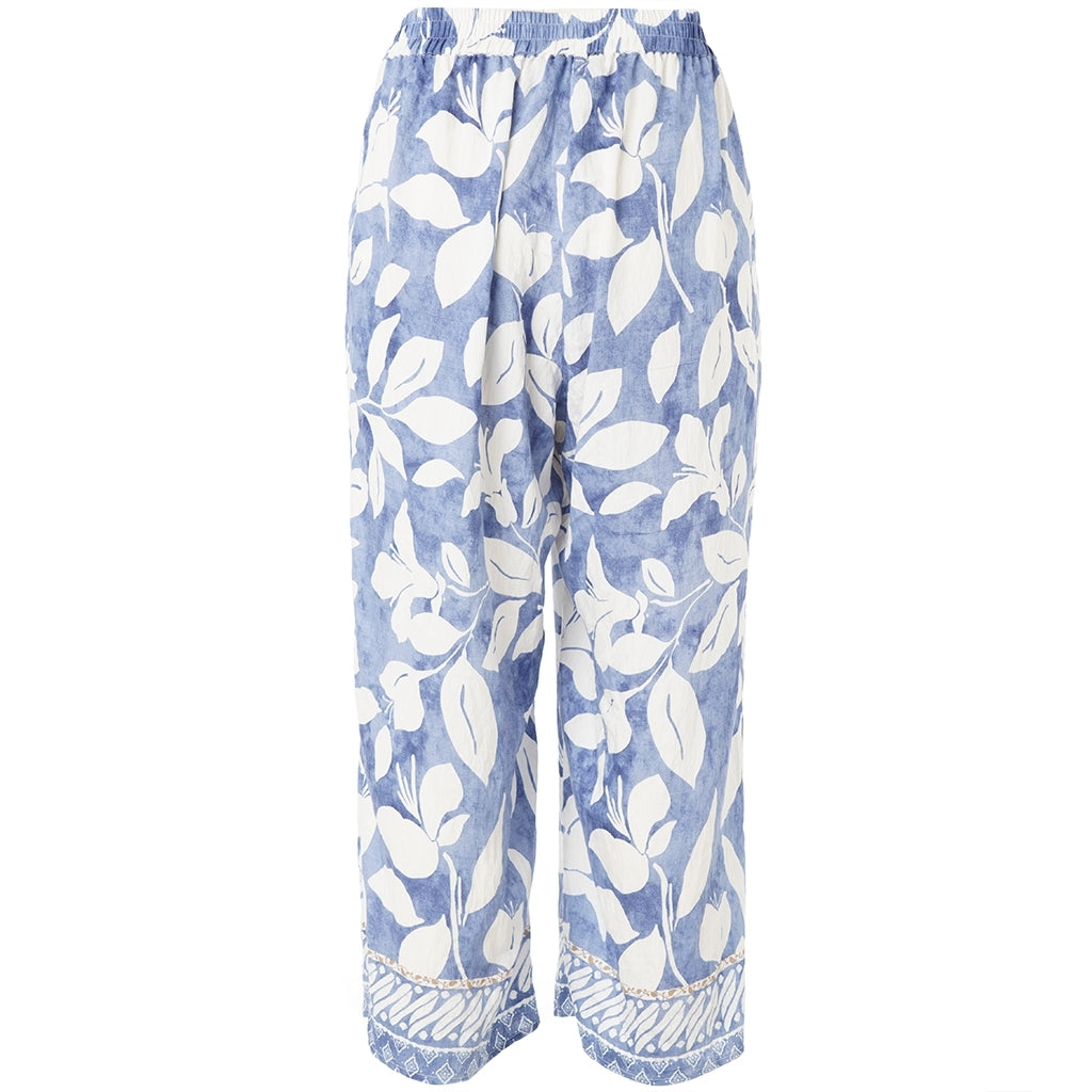 Gozzip Woman GAugusta Pants Pants Blue/Off-white board fabric