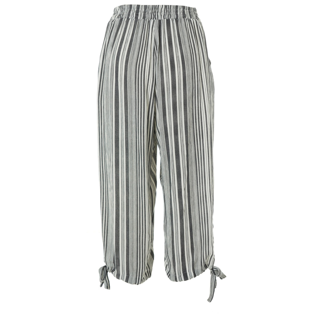 Gozzip Woman GAugusta Pants 7/8 7/8 Pant Black Stripe