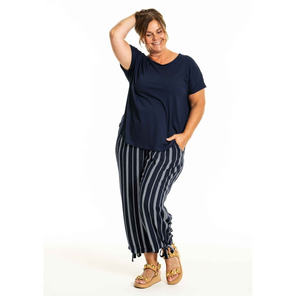 Gozzip Woman GAugusta Pants 7/8 7/8 Pant Navy/White