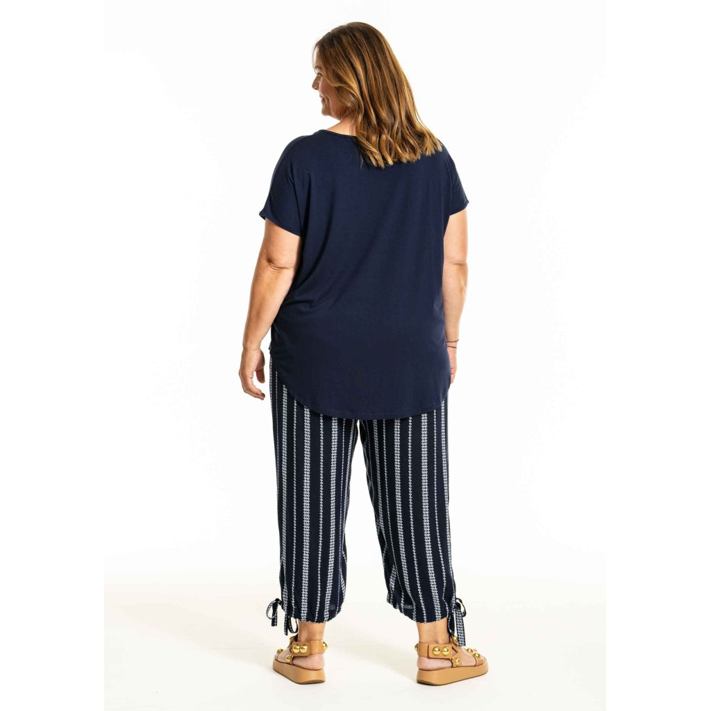 Gozzip Woman GAugusta Pants 7/8 7/8 Pant Navy/White