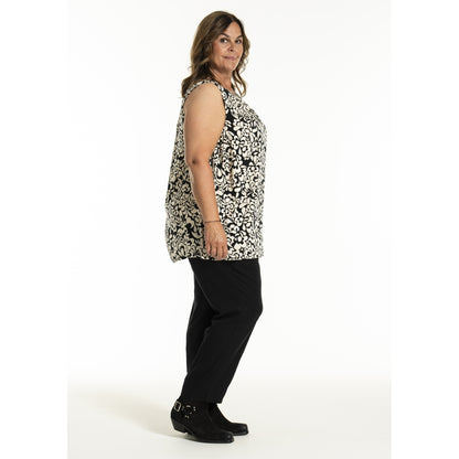 Gozzip Woman GBeata Top Top Black/Offwhite