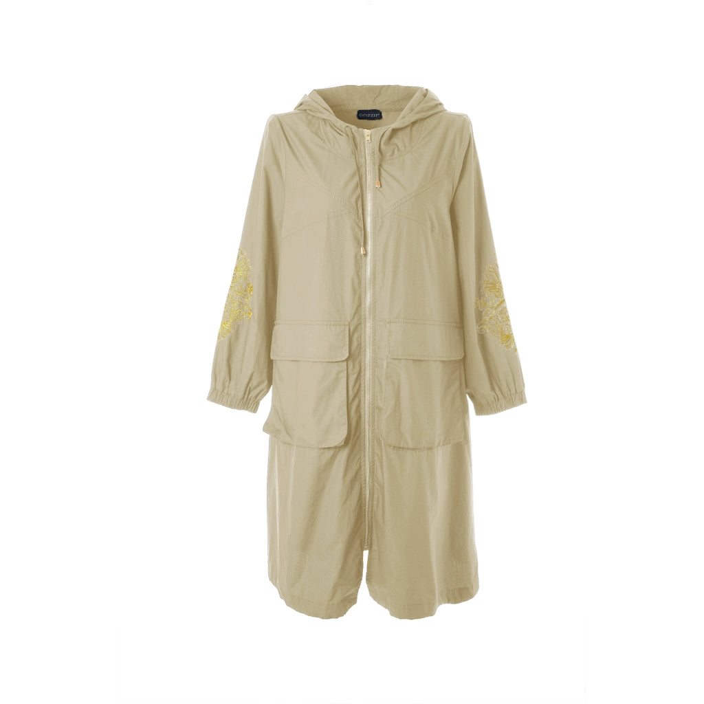 Gozzip Woman GBeate a-shaped coat Coat Sand