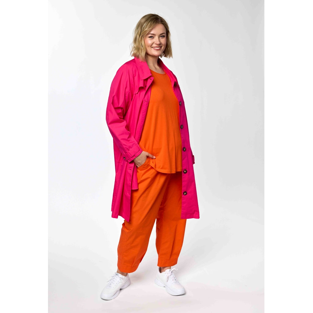 Gozzip Woman GBeatrice Trenchcoat Jacket Pink