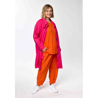 Gozzip Woman GBeatrice Trenchcoat Jacket Pink