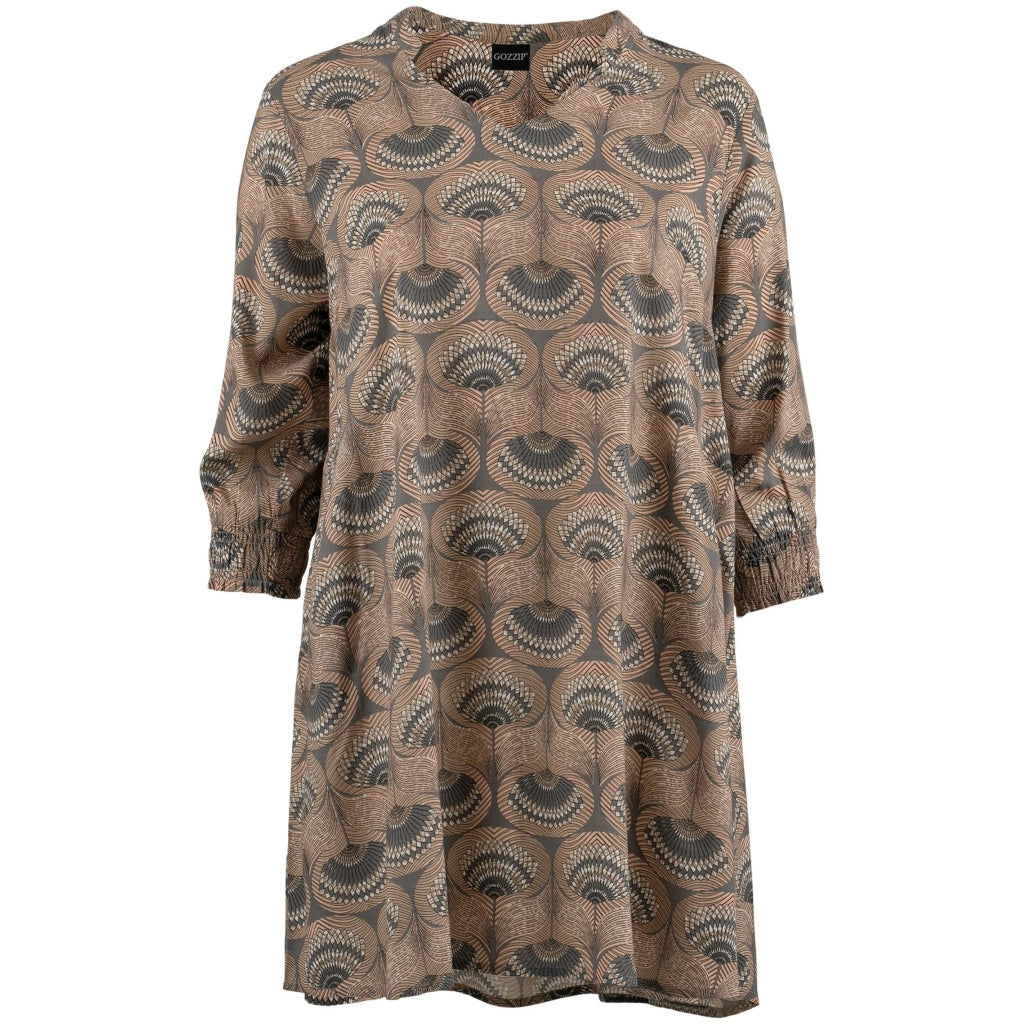 Gozzip Woman GBebbie Tunic Tunic Grey Print