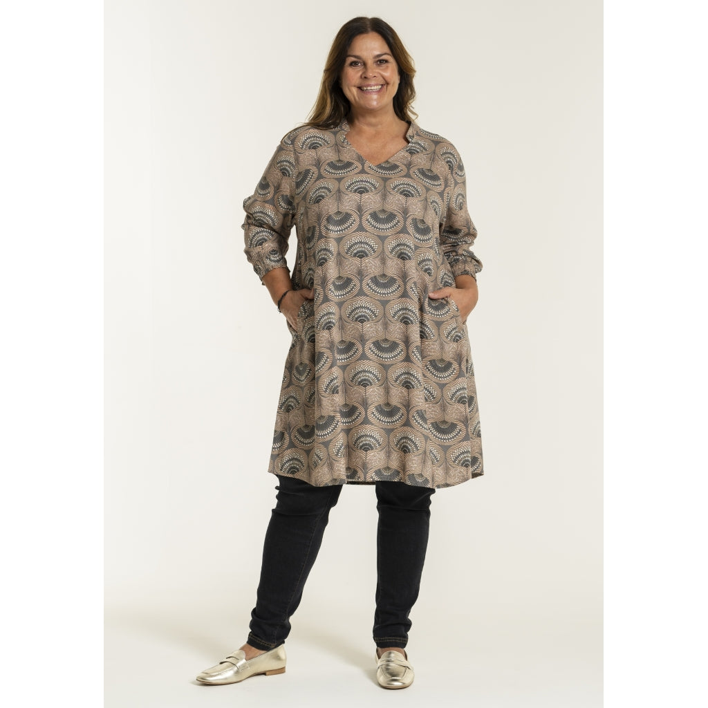 Gozzip Woman GBebbie Tunic Tunic Grey Print