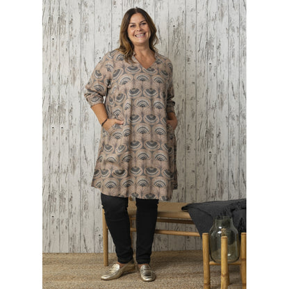 Gozzip Woman GBebbie Tunic Tunic Grey Print