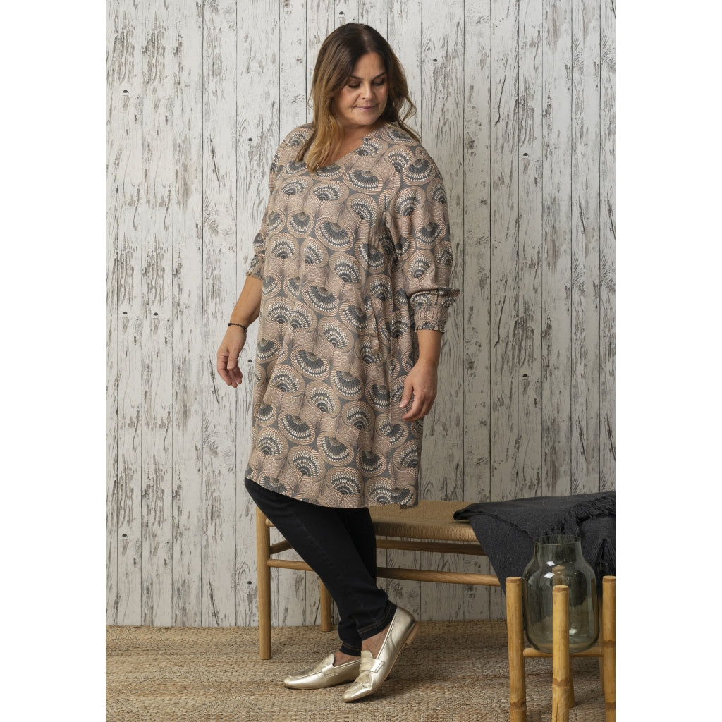 Gozzip Woman GBebbie Tunic Tunic Grey Print