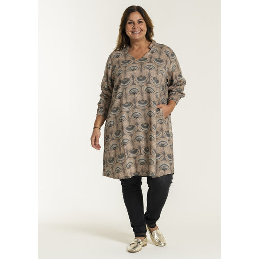 Gozzip Woman GBebbie Tunic Tunic Grey Print