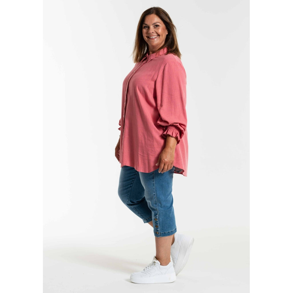 Gozzip Woman GBelle Shirt Shirt Coral