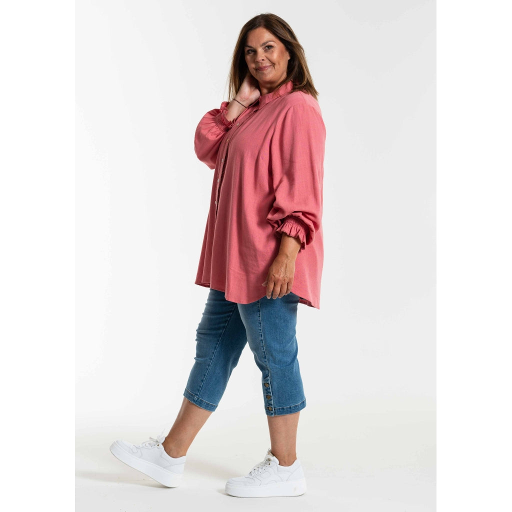 Gozzip Woman GBelle Shirt Shirt Coral