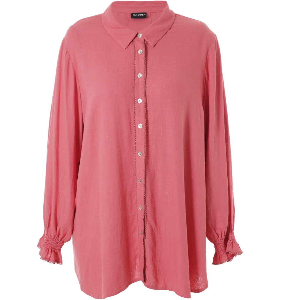 Gozzip Woman GBelle Shirt Shirt Coral