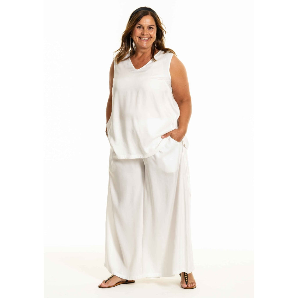 Gozzip Woman GBene Top Top Off-White