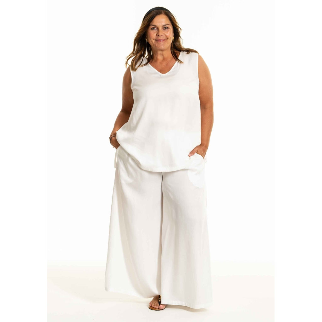 Gozzip Woman GBene Top Top Off-White