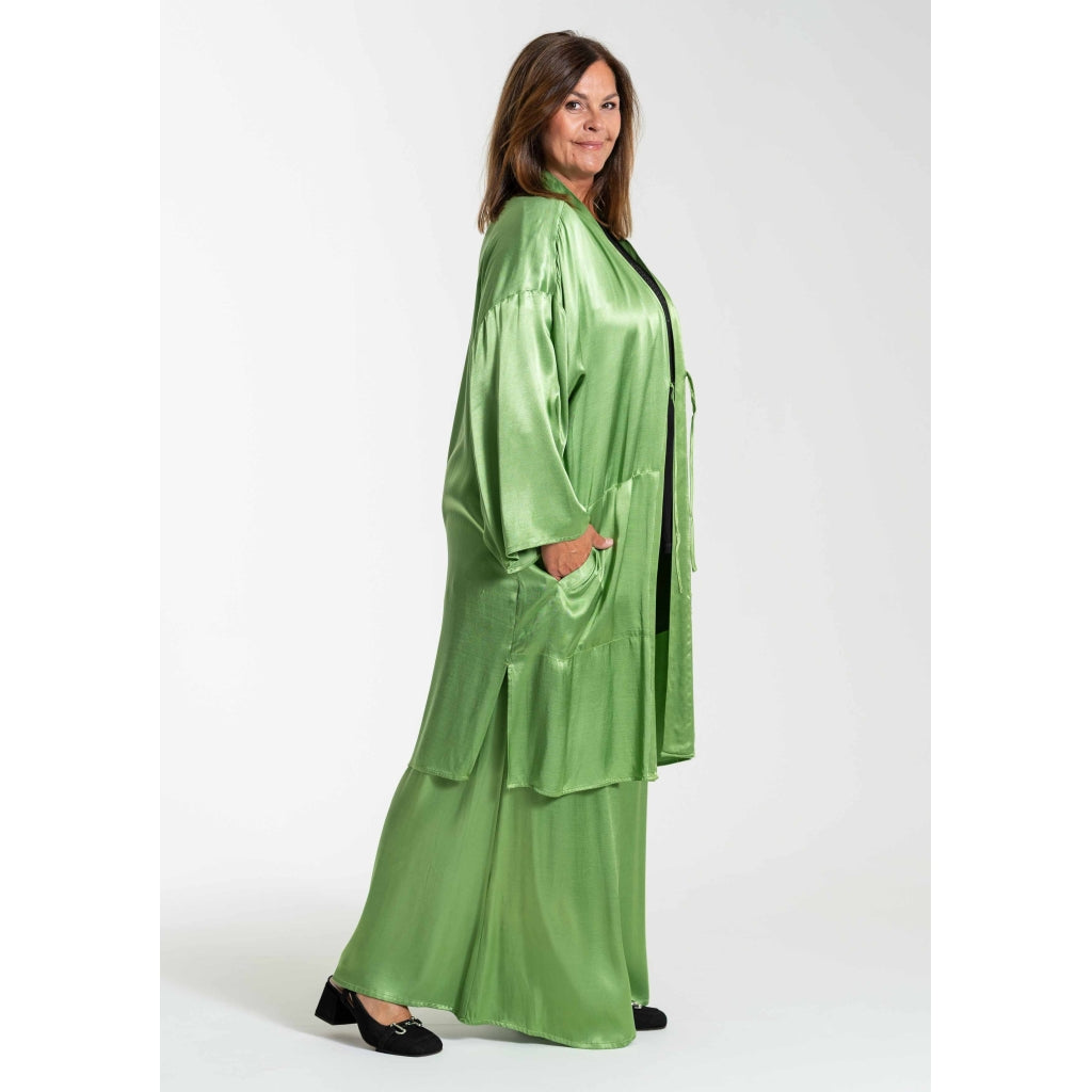 Gozzip Woman GBenedicta Long Cardigan Long Cardigan Green