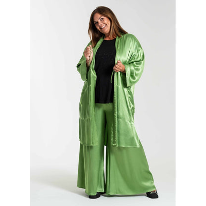 Gozzip Woman GBenedicta Long Cardigan Long Cardigan Green