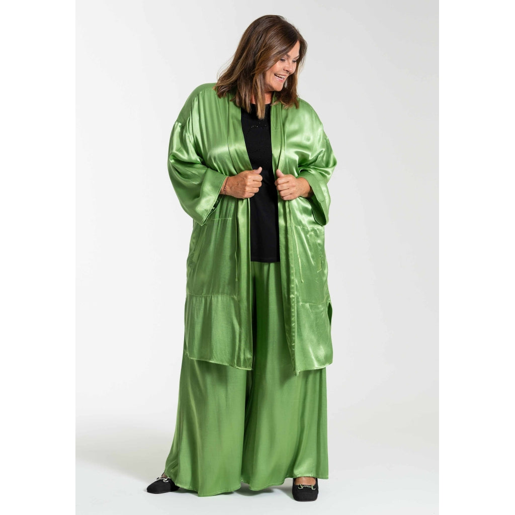 Gozzip Woman GBenedicta Long Cardigan Long Cardigan Green